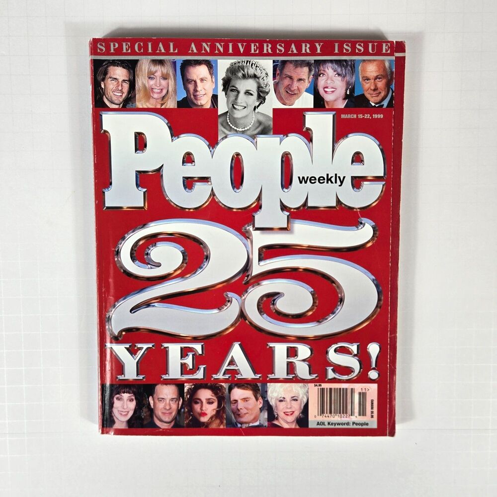 People Magazine March 15-22, 1999 25 Years Special Anniversary Issue Hollywood